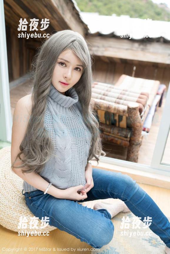 MiStar魅妍社-小沫琳 MiStar魅妍社 - 小沫琳的粉色私拍,像是在软绵绵的云朵上打滚呢