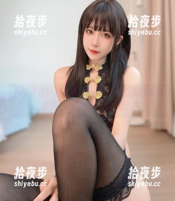 布丁大法 不收费哦!就要你看布丁大法的黑色旗袍照片,流连忘返的诱惑!