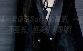 秀人网 – 夏诗诗Sally的裸足，一张图也不圣光，但美夺人眼球！